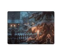 YTUOPWE The Lone Lamp Under the Cedars - Tapis doux, moelleux, absorbant l'eau, durable, pour salon, bureau, table basse, lit, balcon, 203,2 x 147,3 cm