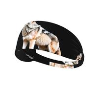 YTUOPWE The Lonely Wolf Bandeau élastique pour homme et femme Séchage rapide
