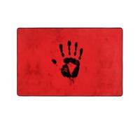 YTUOPWE The Mark of Terror Tapis de sol en flanelle pour salon, bureau, table basse, lit, balcon 152,4 x 99,1 cm