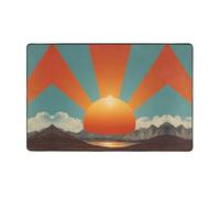 YTUOPWE The sun shines brightly Tapis de sol en flanelle pour salon, bureau, table basse, lit, balcon - 152,4 x 99,1 cm