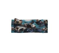 YTUOPWE The Water Laziness in the Ocean Bandeau pour bébé en polyester doux, doux pour la peau et extensible pour les nourrissons de 0 à 6 mois