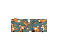 YTUOPWE Yellow Fox Picture Baby Bow Bandeau en polyester doux, doux pour la peau et extensible pour nourrissons de 0 à 6 mois