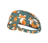 YTUOPWE Yellow Fox Picture Bandeau élastique pour homme et femme Séchage rapide