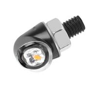 YTVPPKLGG clignotant Indicateurs Moto Clignotant LED Pour Moto, Lentille De Lampe Latérale Ambre CNC 12V, Bobber Chopper Pour Cruiser Lumière 8mm