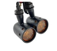 YTVPPKLGG clignotant Indicateurs Moto Clignotant LED Universel Ambre Pour Moto, 10MM, 2 Pièces, Indicateur Lumineux Pour Scooter