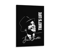 YTWRGWERR Affiches de Frank Sinatra « Thats Live » - Art mural décoratif - Toile vintage pour salon, chambre à coucher - 30 x 45 cm - Style cadre