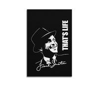 YTWRGWERR Affiches de Frank Sinatra « Thats Live » - Art mural décoratif - Toile vintage pour salon, chambre à coucher - 30 x 45 cm - Style sans cadre