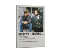 YTWRGWERR Good Will Hunting Poster de film Polaroid alternatif - Art mural décoratif - Toile vintage pour salon, chambre à coucher, 60 x 90 cm - Style cadre