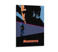 YTWRGWERR Manhunter Affiches murales esthétiques et décoratives sur toile vintage pour salon, chambre à coucher, 50 x 75 cm, style cadre