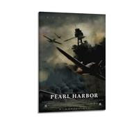 YTWRGWERR Pearl Harbor Poster mural décoratif sur toile vintage pour salon, chambre à coucher, 50 x 75 cm, style cadre