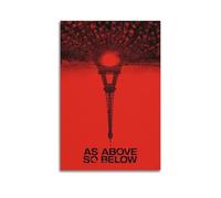YTWRGWERR Poster de film As Above, So Below - Art mural esthétique - Décoration murale vintage - Pour salon, chambre à coucher - 20 x 30 cm - Style sans cadre