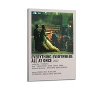 YTWRGWERR Poster décoratif sur toile « Everything Everywhere All at Once » - Décoration murale vintage pour salon, chambre à coucher, 60 x 90 cm - Style cadre