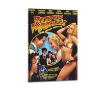 YTWRGWERR Reefer - Affiches de folie, art mural esthétique, décoration murale vintage, sur toile pour salon, chambre à coucher, 60 x 90 cm, style cadre
