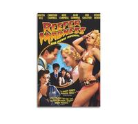 YTWRGWERR Reefer - Affiches de folie, art mural esthétique, décoration murale vintage, sur toile pour salon, chambre à coucher, 50 x 75 cm, style sans cadre