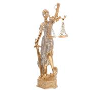 YTWSFAZ Statue De La Justice Figurine Culturelle Petite Sculpture d'ange Statuette Romain Dame Mythologie Apollon Vierge Corps Liberté Ornement Buchend Céleste Résine,B