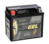 intAct - BATTERIE DE MOTO GEL Bike-Power GEL12-12-BS. Remplace YTX12, YTX12-BS. Batterie moto 12V 10Ah 210A. Dimensions : 150x87x132mm. Avec jusqu’à 30% de puissance de démarrage en plus.