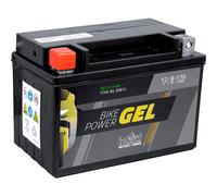Stefan Keckeisen Akkumulatoren e. K Batterie moto POWER Bike GEL YTX9-BS 12 V 8 Ah 170 A