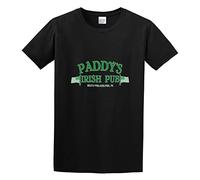YU CUI Distressed Paddy's Irish Pub Value Science Fiction Student Music Festival Universal T-Shirt Black M