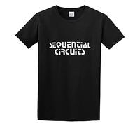 YU CUI Zone Sequential Circuits Retro Synth Pro One Prophet 5 T-Shirt Black L