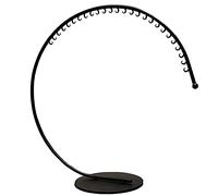 YU-FEI Présentoir de vêtements, étagère Nakajima au Sol, Support de Rangement Circulaire Solide en Bas, Grande capacité de Charge, Conception de Crochet, Unique et Roman/Noir / 150×60×145cm