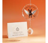 YU FENG Panneau commémoratif en cristal pour la perte d'un chien avec piquet à suspendre, attrape-soleil, pont arc-en-ciel, cadeau de condoléances pour animal de compagnie