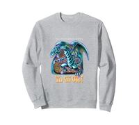 YU-Gi-Oh ! Dragon Blanc aux Yeux Bleus PAPL2500 Sweatshirt, Unisexe pour Adultes, Gris Chiné, L