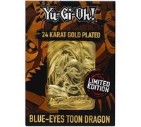 Yu Gi Oh FaNaTtik Réplique Card Blue Eyes Toon Dragon (plaqué Or)