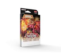Yu-Gi-Oh! Pack 3 boosters Tuckbox Territoire Embrasé - 28 cartes dont 1 carte jeton à collectionner - 3 pochettes recharges - Édition française
