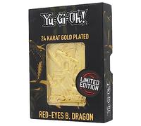 YU-GI-Oh! - Red Eyes B. Dragon - Cartes Plaquées ou Collector 24k, Métal, Métal