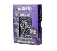 Yu-Gi-Oh! Carte en métal gaufrée Soldat du Lustre Noir Édition limitée – Sous licence officielle