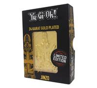 Yu-Gi-Oh réplique Card JINZO limited Edition carte plaquée Or et présentoir