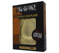 Yu-Gi-Oh réplique Card Marshmallon limited carte plaquée Or et présentoir