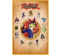 YU GI OH! - Yami Yugi - Poster Manga - Dimensions : 61 x 91,5 cm + 2 barres d'affiche en plastique de 62 cm - Noir