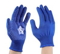 Yuacnhu Gants de nain de jardin, gants pour enfants, gants de travail pour enfants, gants de jardinage pour enfants, pour jouer et travailler dans le jardin, désherber, aménagement paysager, bleu