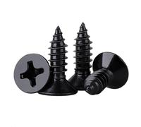 YUAEB biao Boutique Shop UK Vis Phillips Noirs en Acier en Carbone M3-M6, Vis autobustes, tête de tête Frais