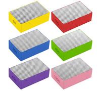 Yuaerbuo 6pcs Cale a Poncer Diamant Carrelage, Eponge Poncage Carrelage, Eponge a Poncer Placo, Tampons de Polissage Blocs pour Carreaux, Céramique, Verre, Pierre, 6 Grains 60/100/200/400/600/1000