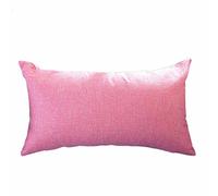 YUAFOAE Housse De Coussin Rectangulaire Coton Et Lin Home Decoratif Taie Oreiller Soie Maison Salon Chambre pour Canapé (Pastèque Rouge)