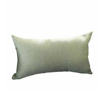YUAFOAE Housse De Coussin Rectangulaire Coton Et Lin Home Decoratif Taie Oreiller Soie Maison Salon Chambre pour Canapé (Vert)