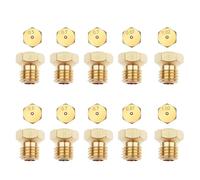 Yuaiosn 10Pcs Gicleur gaz Butane Universels, kit de Conversion de gaz GPL, 2×0.5mm, 2×0.87mm, 2×1.02mm, 4×0.7mm Gicleur Gaz Bouteille Universel pour Bruleur Gaz Gaziniere Gaz, Cuisiniere Gaz Four Gaz