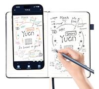 Yuan Smart Writing Set, Carnet Intelligent avec Stylo Connecté Inclus, Smartpen & Carnet Numérique de 188 pages, Tablette de Papier, écrire sur du vrai papier avec traitement numérique (marine)