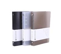 Yuan Yu Fang Lot de 3 couvertures de classeur A5 A6 B5 en PVC à 6 anneaux et 9 anneaux rechargeables (papier intérieur non inclus)