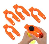 Yuanchu Lot de 4 décapsuleurs multifonctions 3 en 1 en plastique - Décapsuleur à vis amusant - Pour personnes âgées, faiblesse des mains, arthrite