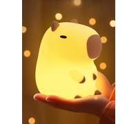 YuanDian Capybara Veilleuse mignonne Capybara avec contrôle tactile, intensité variable et rechargeable, pour chambre d'enfant, lampe de chevet pour femmes, adolescentes, filles, bébés