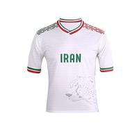 YuanDiann 2024 Allemagne Européenne/America Coupe Football T Shirt Fans Manche Courte Sport Casual Tee Shirt Impression De L'équipe Nationale Homme Femme Enfant Fans Encouragent L'Iran L
