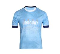 YuanDiann 2024 Allemagne Européenne/America Coupe Football T Shirt Fans Manche Courte Sport Casual Tee Shirt Impression De L'équipe Nationale Homme Femme Enfant Fans Encouragent Uruguay 140