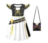YuanDiann Huntrix Costume de cosplay, pour enfant, avec sac assorti, pour Halloween, carnaval, fête animée, ensemble 5# + sac 120 cm