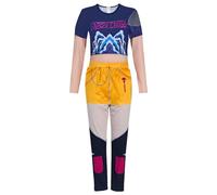 YuanDiann Huntrix Costume de cosplay, une pièce, pour enfant, avec masques, pour Halloween, carnaval, fête animée, pour fille et garçon, ensemble 3# + masque 120 cm