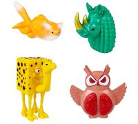 YuanDiann Italie Brainrot Meme Figurines Tung Tung Tung Tralalero Tralala Ballerine Cappuccina Bureau Décoration Jouet Soulagement du Stress Cadeau pour Adultes et Enfants 14# 4PCS
