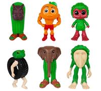 YuanDiann Italie Brainrot Meme Figurines Tung Tung Tung Tralalero Tralala Ballerine Cappuccina Bureau Décoration Jouet Soulagement du Stress Cadeau pour Adultes et Enfants 1# 6 pièces