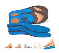 YuanDiann Lot de 2 semelles orthopédiques multifonctionnelles pour homme et femme - Amortissement respirant - Repose-pieds haut - Idéales pour l'épine calcanéenne, la fasciite plantaire et les